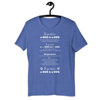 ALL YOU NEED IS - LONG - Unisex t-shirt