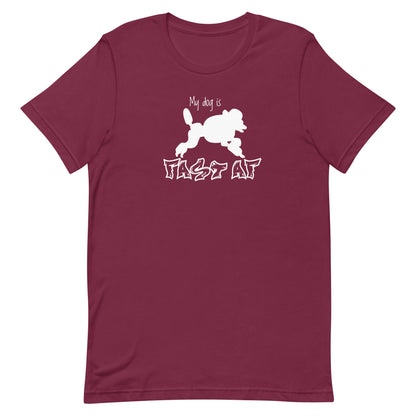 FAST AF - MINI POODLE - Unisex t-shirt