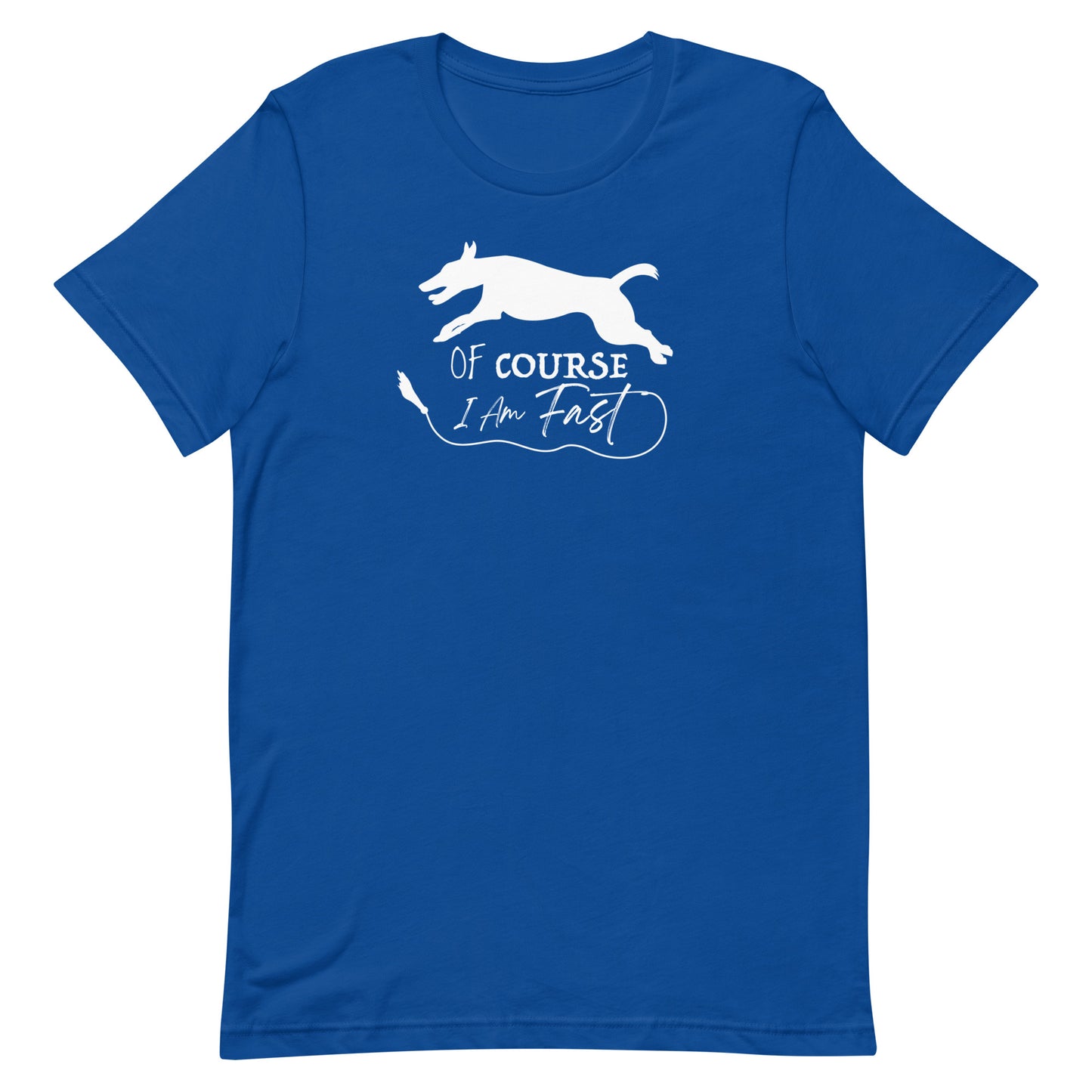 OF COURSE FAST - SMOOTH FOX TERRIER - Unisex t-shirt
