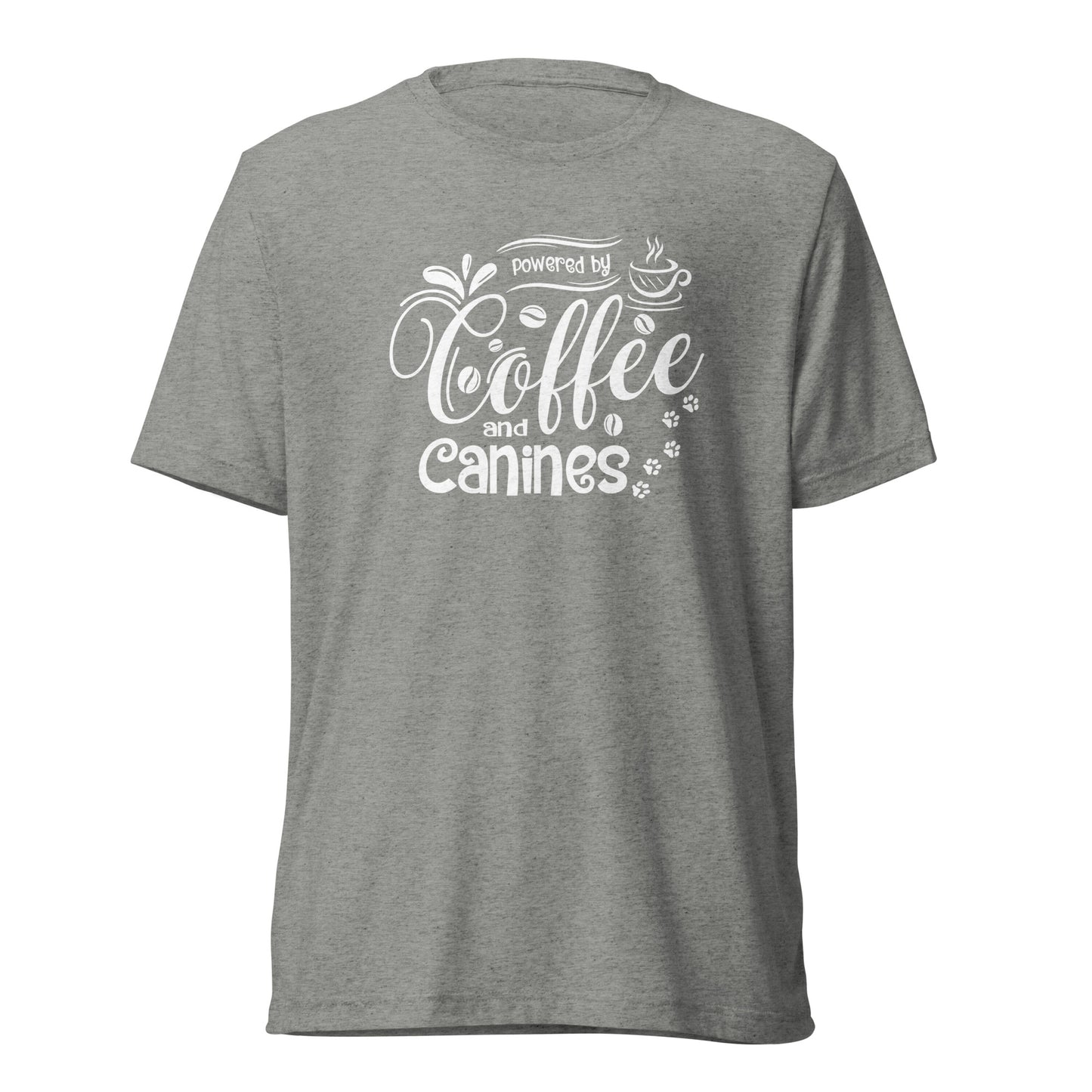 COFFEE & CANINES2 - Brown Short sleeve t-shirt