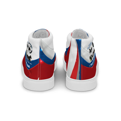 TEAM MAINE Women’s high top canvas shoes